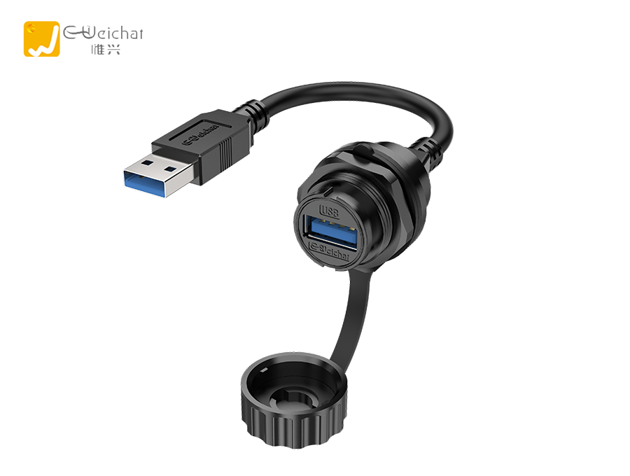 USB连接器图片,数据连接线,USB3.0,惟兴科技E-Weichat
